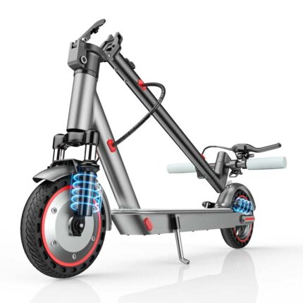 Trottinette électrique D8 PRO avec pneus pleins de 8,5 pouces et suspension